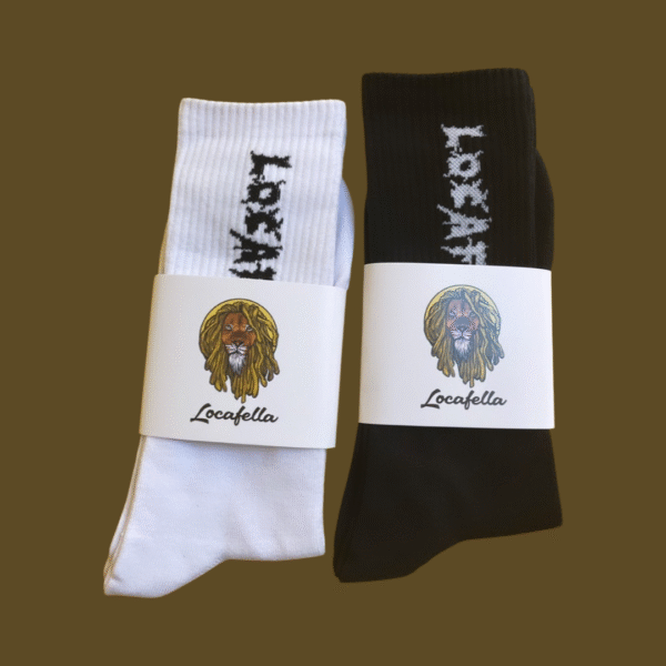 Black and White Locafella Socks