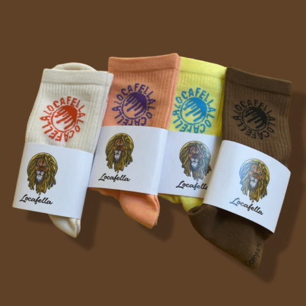 Wave logo socks