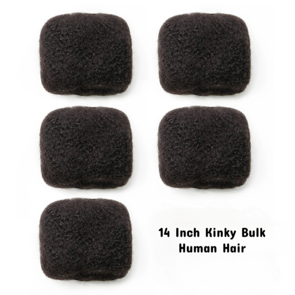 Afro kinky BULK Human Hair - Image 9