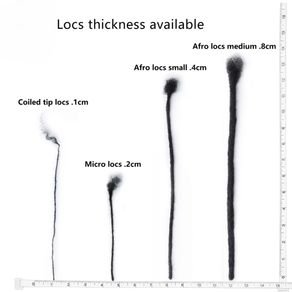 0.6 cm Small width Extensions (kinky or textured) - Image 5