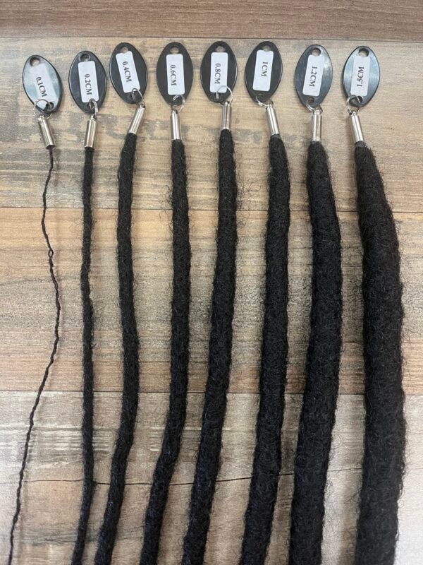 0.4 cm XSmall width Extensions (kinky or textured) - Image 2