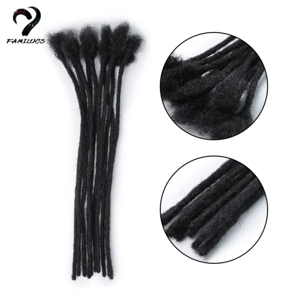 0.4 cm XSmall width Extensions (kinky or textured) - Image 4